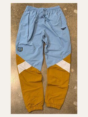 Reebok x Gigi Hadid Windbreaker Pants Small Colorblock 90s Track Joggers